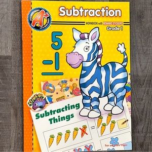 💞 New 1st Grade Subtraction Educational Math Workbook